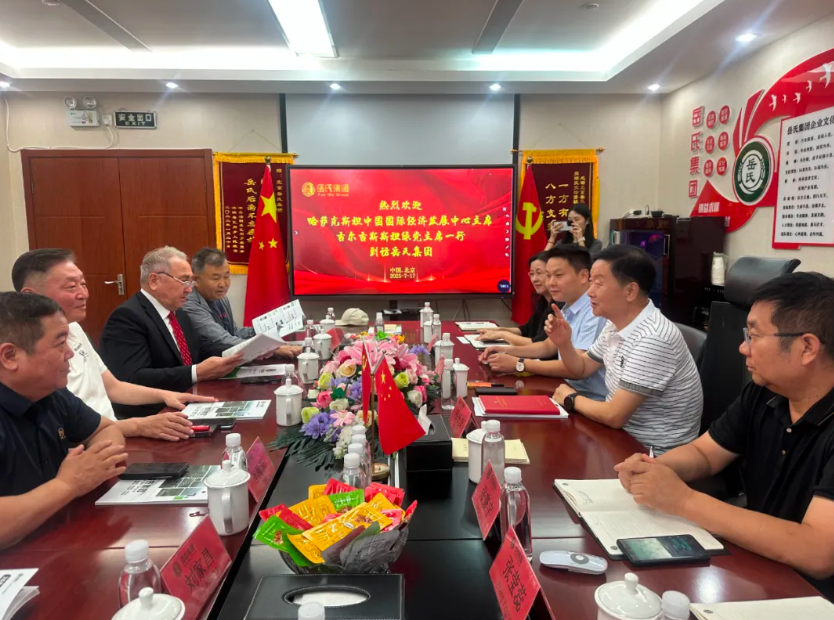 深化合作 共繪絲路新篇章｜岳氏集團與哈、吉代表團共探中亞產(chǎn)業(yè)融合新機遇